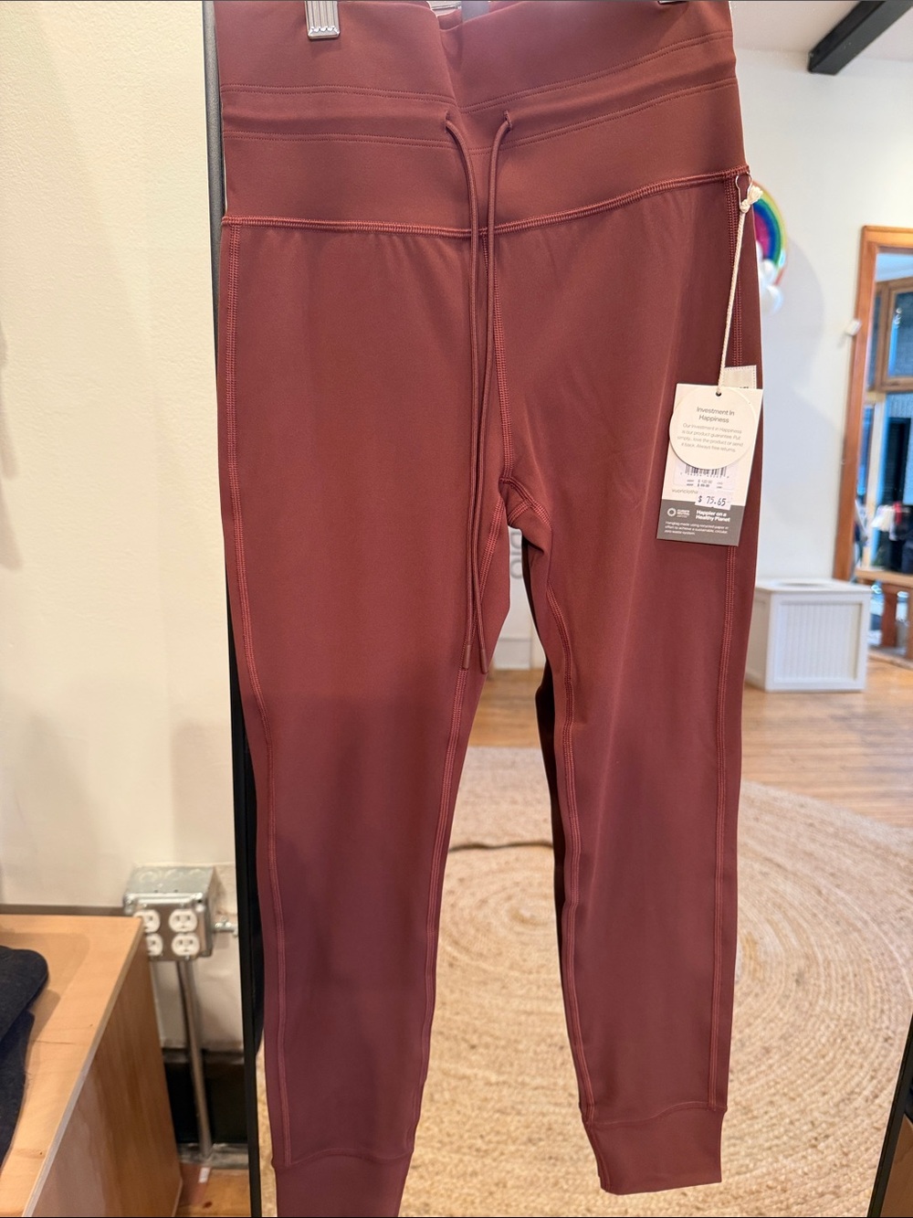 Vuori Daily Legging - size S, NWT, burnt Siena - Picture 2 of 5